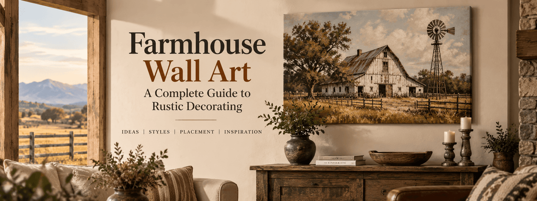 Farmhouse Wall Art: Complete Guide to Rustic Decorating - ART OF ROYALS