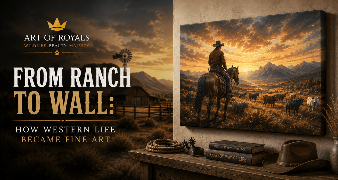 From Ranch to Wall: How Western Life Became Fine Art - ART OF ROYALS