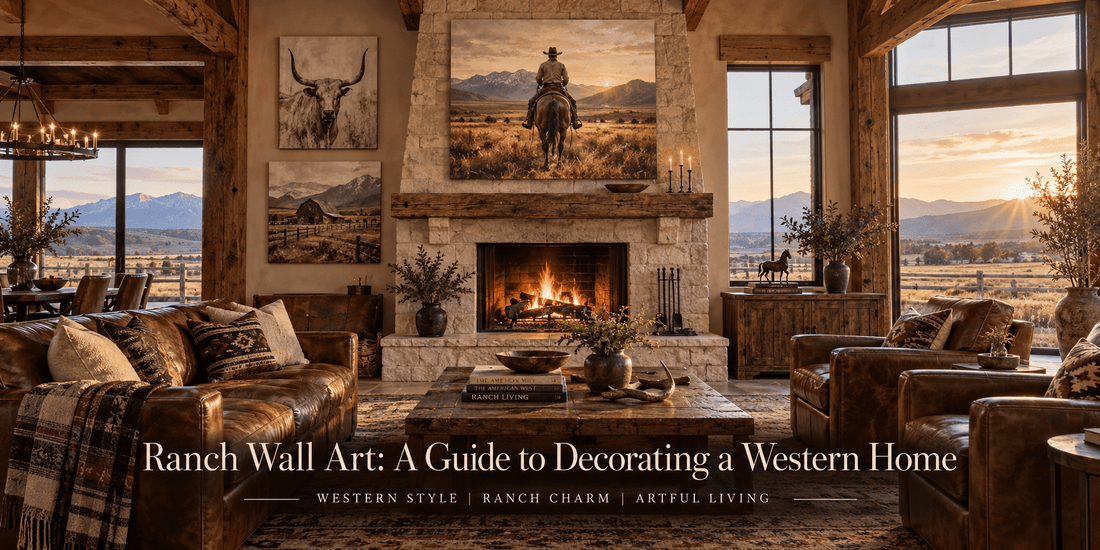Ranch Wall Art: A Guide to Decorating a Western Home - ART OF ROYALS