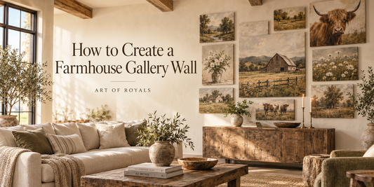 How to Create a Farmhouse Gallery Wall | Art of Royals