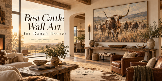 Best Cattle Wall Art for Ranch Homes