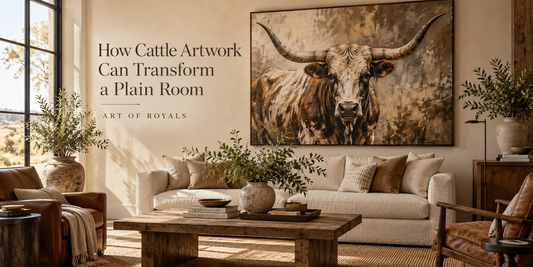 How Cattle Artwork Can Transform a Plain Room | Art of Royals