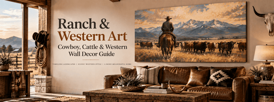 Ranch & Western Art: Cowboy, Cattle & Western Wall Decor Guide - ART OF ROYALS
