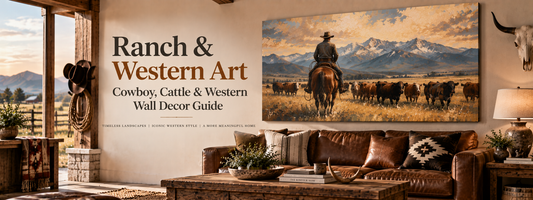 Ranch & Western Art: Cowboy, Cattle & Western Wall Decor Guide