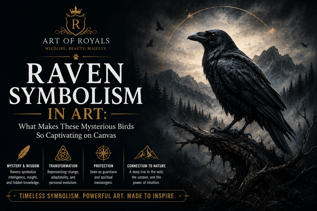 Raven Symbolism in Art: What Makes These Mysterious Birds So Captivating on Canvas - ART OF ROYALS