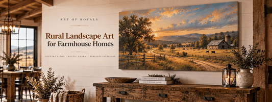 Rural Landscape Art for Farmhouse Homes | Country Wall Decor Guide - ART OF ROYALS
