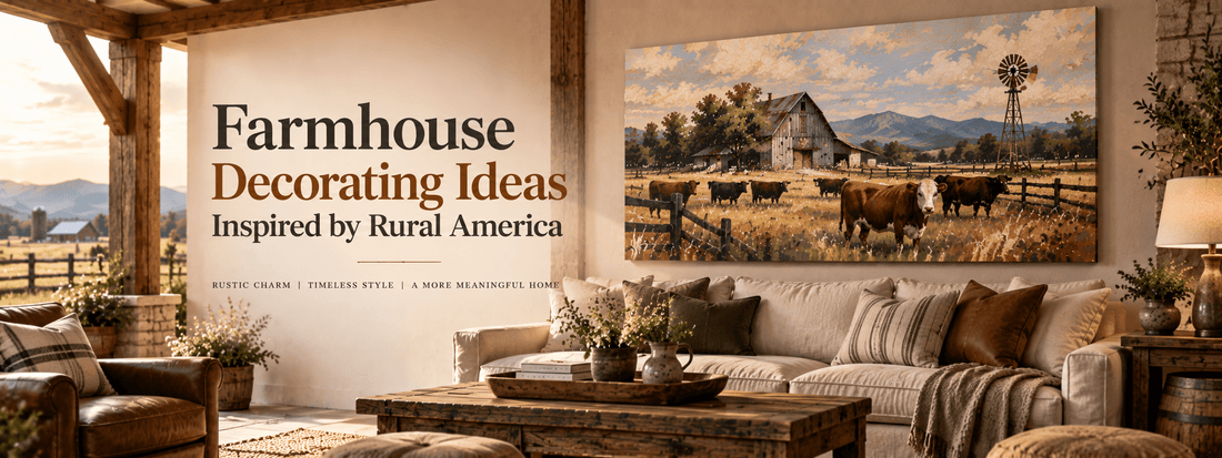 Farmhouse Decorating Ideas Inspired by Rural America - ART OF ROYALS