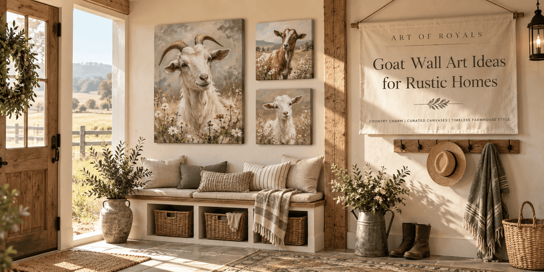 Goat Wall Art Ideas for Rustic Homes | Farmhouse Decor Guide - ART OF ROYALS
