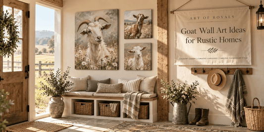 Goat Wall Art Ideas for Rustic Homes | Farmhouse Decor Guide - ART OF ROYALS