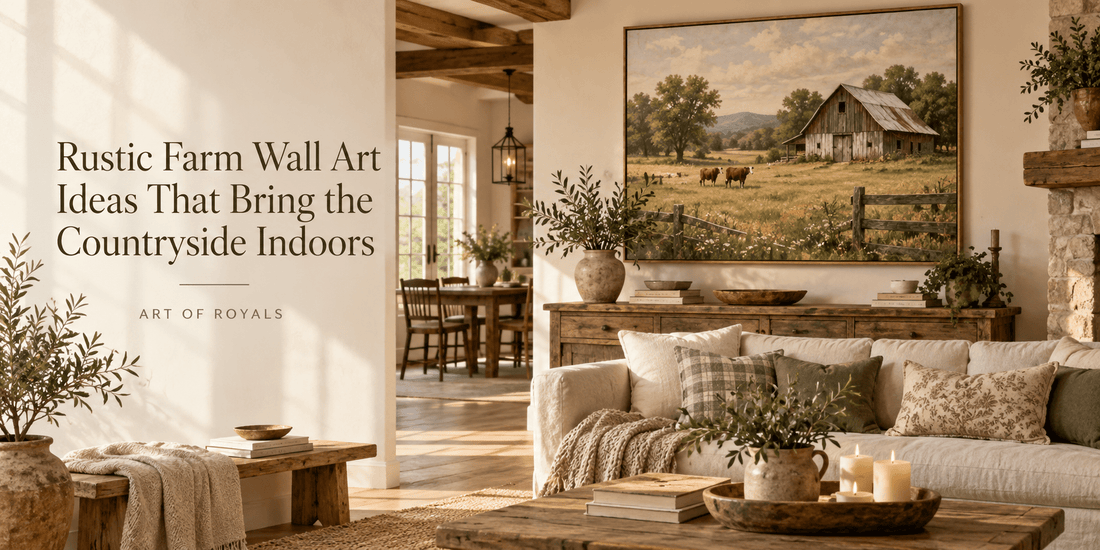Rustic Farm Wall Art Ideas That Bring the Countryside Indoors - ART OF ROYALS
