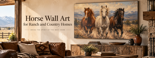Horse Wall Art for Ranch & Country Homes | Western Decor Guide