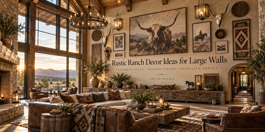 Rustic Ranch Decor Ideas for Large Walls | Western Wall Art Guide