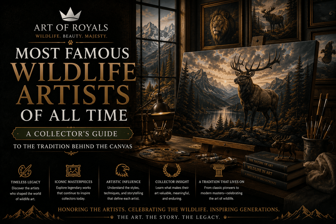Most Famous Wildlife Artists of All Time: A Collector's Guide to the Tradition Behind the Canvas - ART OF ROYALS