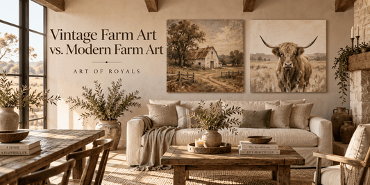 Vintage Farm Art vs. Modern Farm Art: Which Style Fits Your Home? - ART OF ROYALS