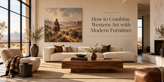 How to Combine Western Art with Modern Furniture