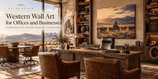 Western Wall Art for Offices & Businesses | Ranch Office Decor - ART OF ROYALS