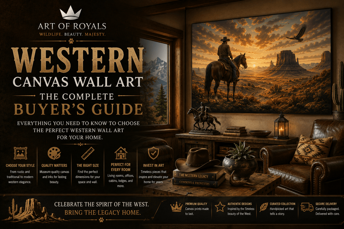 Western Canvas Wall Art: The Complete Buyer's Guide - ART OF ROYALS