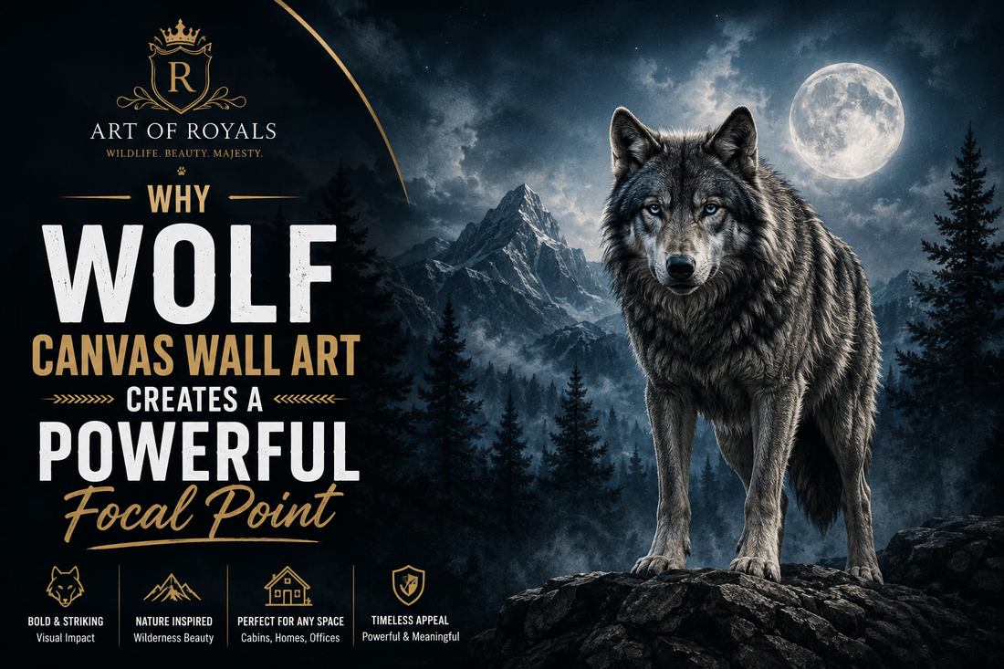 Why Wolf Canvas Wall Art Creates a Powerful Focal Point - ART OF ROYALS