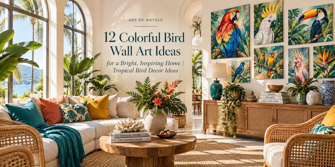 12 Colorful Bird Wall Art Ideas for a Bright, Inspiring Home | Tropical Bird Decor Ideas