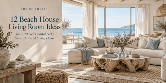 12 Beach House Living Room Ideas for a Relaxed Coastal Feel | Ocean-Inspired Living Decor - ART OF ROYALS