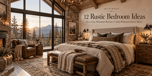12 Rustic Bedroom Ideas for a Cozy Mountain Retreat | Cabin Bedroom Decor Ideas - ART OF ROYALS