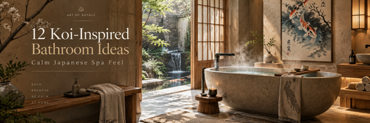 12 Koi-Inspired Bathroom Ideas for a Calm Japanese Spa Feel | Zen Aquatic Bathroom Decor