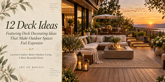 12 Deck Ideas Featuring Deck Decorating Ideas That Make Outdoor Spaces Feel Expensive