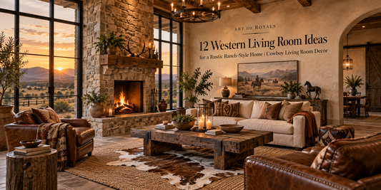 12 Western Living Room Ideas for a Rustic Ranch-Style Home | Cowboy Living Room Decor