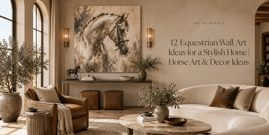 12 Equestrian Wall Art Ideas for a Stylish Home | Horse Art & Decor Ideas - ART OF ROYALS