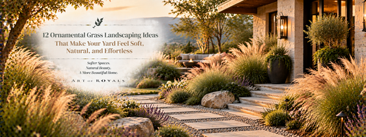 12 Ornamental Grass Landscaping Ideas That Make Your Yard Feel Soft, Natural, and Effortless - ART OF ROYALS