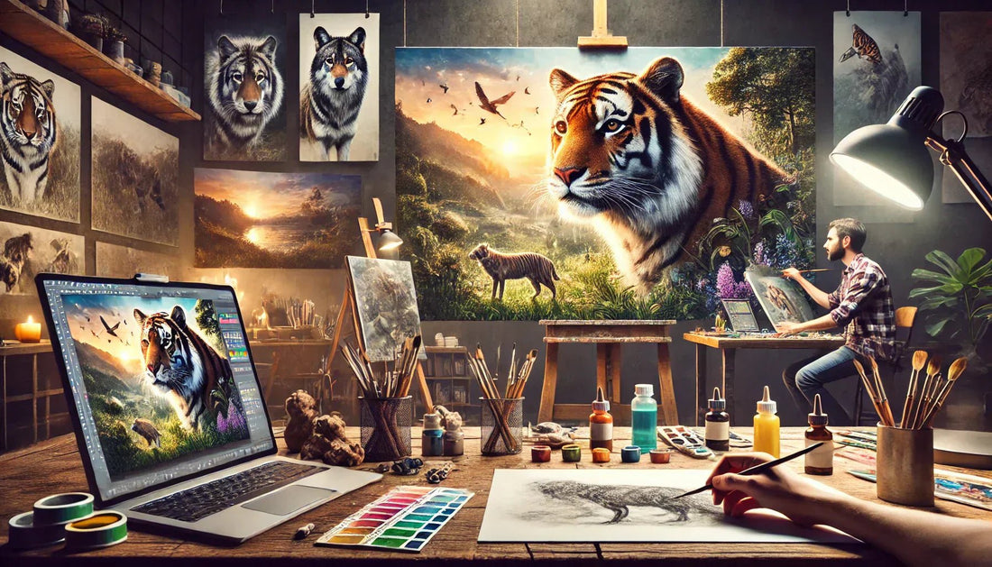 Behind the Scenes: How Realistic Wildlife Art Is Created - ART OF ROYALS