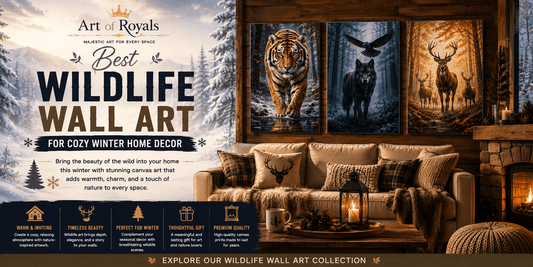 Best Wildlife Wall Art for Cozy Winter Home Decor - ART OF ROYALS