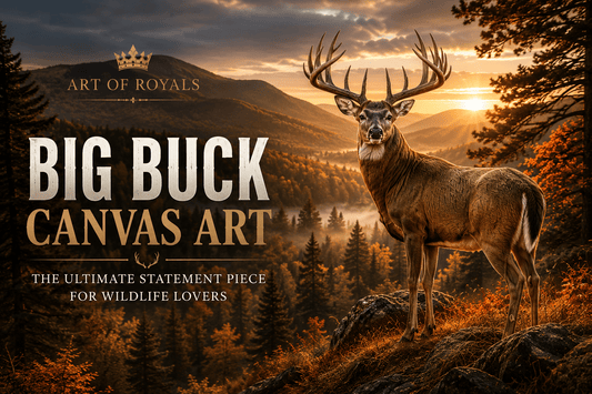 Big Buck Canvas Art: The Ultimate Statement Piece for Wildlife Lovers | ArtOfRoyals - ART OF ROYALS