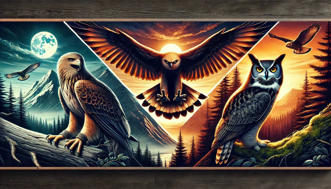 Birds of Prey Canvas Art Bold and Powerful Wall Decor Ideas - ART OF ROYALS