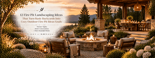 12 Fire Pit Landscaping Ideas That Turn Basic Backyards Into Cozy Outdoor Fire Pit Ideas Goals - ART OF ROYALS