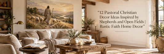 12 Pastoral Christian Decor Ideas Inspired by Shepherds and Open Fields | Rustic Faith Home Decor