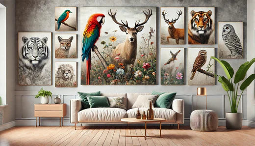 Maximizing Small Spaces with Wildlife Canvas Art