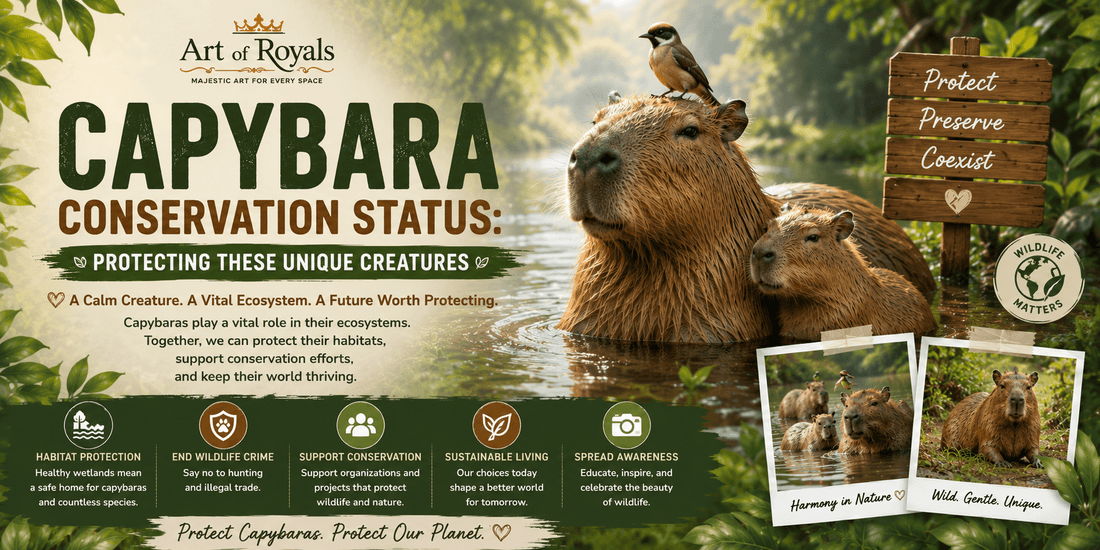 Capybara Conservation Status: Protecting These Unique Creatures - ART OF ROYALS