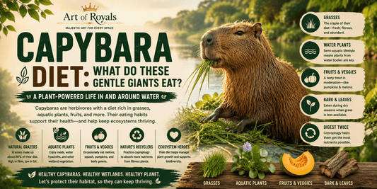 Capybara Diet: What Do These Gentle Giants Eat? - ART OF ROYALS
