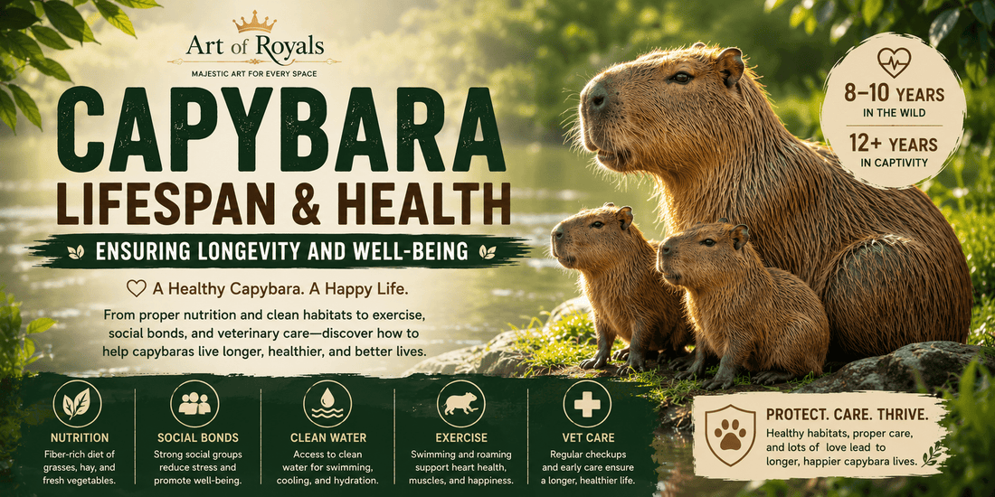 Capybara Lifespan and Health: Ensuring Longevity and Well-being - ART OF ROYALS