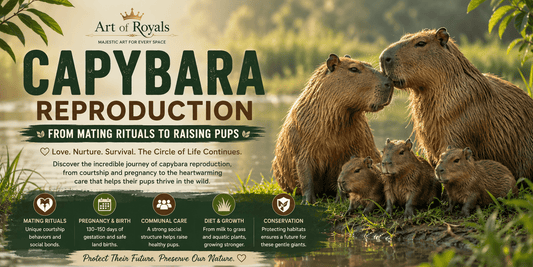 Capybara Reproduction: From Mating Rituals to Raising Pups - ART OF ROYALS