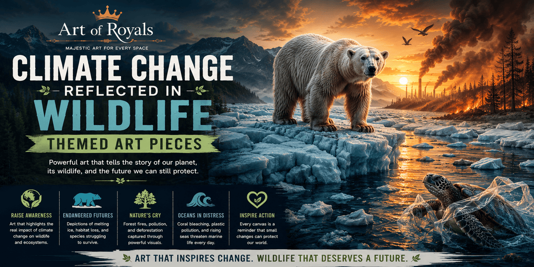 Climate Change Reflected in Wildlife-Themed Art Pieces - ART OF ROYALS