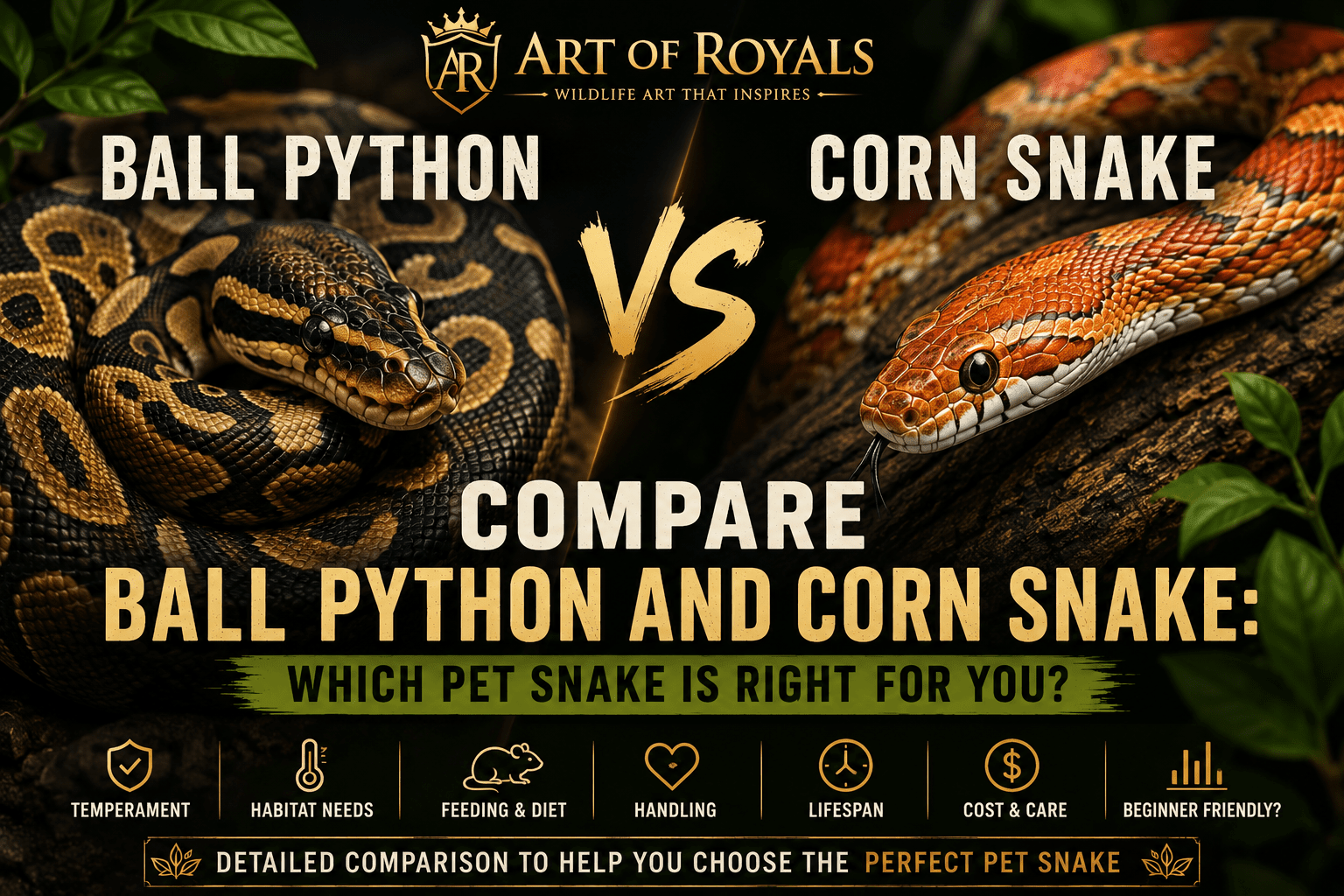 Compare Ball Python and Corn Snake: Which Pet Snake Is Right for You ...