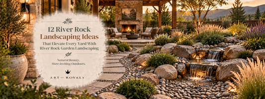 12 River Rock Landscaping Ideas That Elevate Every Yard With River Rock Garden Landscaping