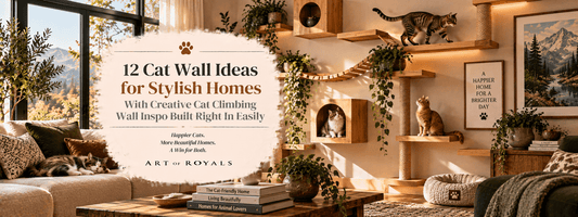 12 Cat Wall Ideas for Stylish Homes With Creative Cat Climbing Wall Inspo Built Right In Easily - ART OF ROYALS