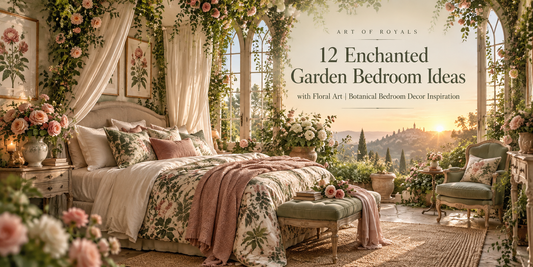 12 Enchanted Garden Bedroom Ideas with Floral Art | Botanical Bedroom Decor Inspiration