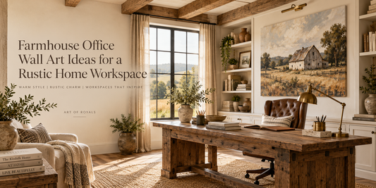 Farmhouse Office Wall Art Ideas for a Rustic Home Workspace