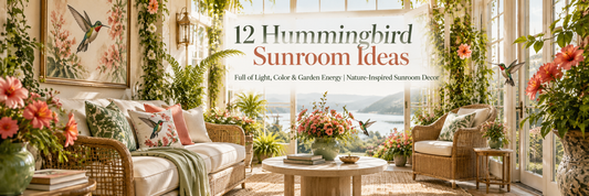 12 Hummingbird Sunroom Ideas Full of Light, Color & Garden Energy | Nature-Inspired Sunroom Decor