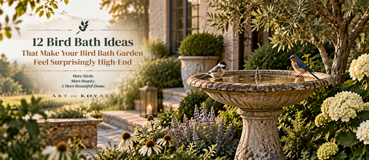 12 Bird Bath Ideas That Make Your Bird Bath Garden Feel Surprisingly High-End