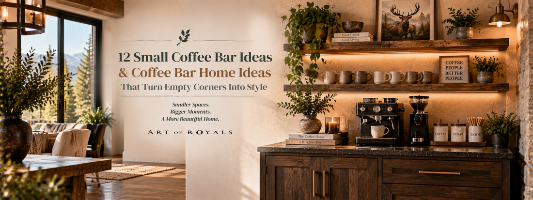 12 Small Coffee Bar Ideas & Coffee Bar Home Ideas That Turn Empty Corners Into Style